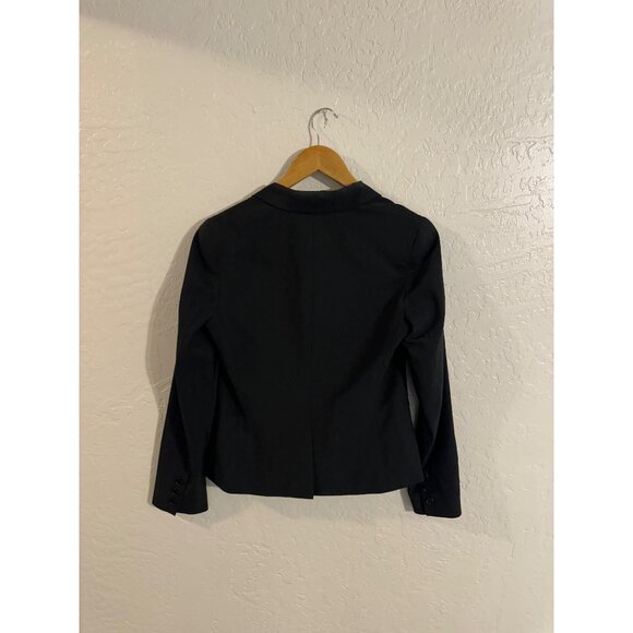 Theory Women’s Black Wool Blend Three Button Blazer - Picture 9 of 9